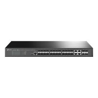 TP-LINK JetStream? 24-Port SFP L2+ Managed Switch with 4...