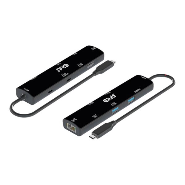 CLUB3D USB4 6-in1-HUB USB-C > HDMI/2xUSB/2xUSB-C/RJ45 100W retail