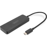 DIGITUS 3-Port-Video-Hub USB-C->3x HDMI        schwarz