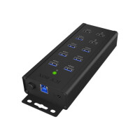 RAIDSONIC Hub 7-Port IcyBox USB 3.0 IB-HUB1703-QC3 inkl. 3 Ladeports