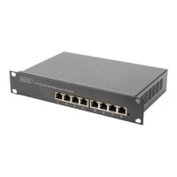 DIGITUS 10 inch 8-port Gigabit Ethernet PoE switch