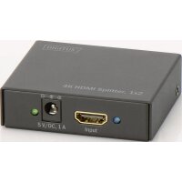 DIGITUS 4K HDMI Splitter 1x2 unterstuetzt 4K2K 3D Video Format Farbe schwarz