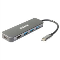 D-LINK DUB-2333 5-in-1 USB-C Hub mit HDMI/Power Delivery
