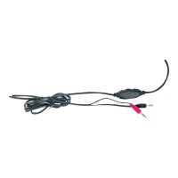 MANHATTAN Mono USB-Headset mit reversiblem Mikrofon Over-Ear links oder rechts tragbar USB-A-Stecker
