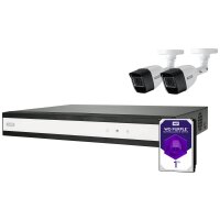 ABUS TVVR33622T - DVR + Kamera(s) - verkabelt (LAN 10/100) - 6 Kanäle - 1 x 1TB - 2 Kamera(s) - CMOS