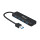 EQUIP USB-Hub 4-Port 3.0  ->4x3.0 +USBC Ada. o.Netz, schwarz