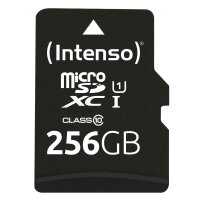 INTENSO microSD 256GB UHS-I Prem CL10