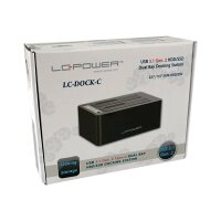 LC-POWER Dockingstation USB 3.1 1x 6,3cm SATA-HDD/SSD