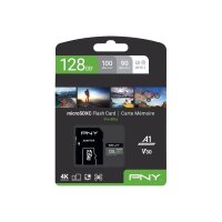 PNY MICRO-SD Card PRO ELITE 128GB Class 10 XC UHS I U3 A1...