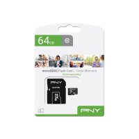 PNY Micro SD Card Performance Plus 64GB XC Class 10 SD...