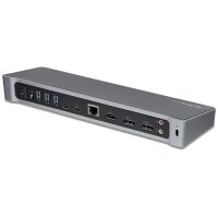 STARTECH.COM USB-C Dockingstation - Triple 4K - 100W USB...