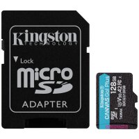 KINGSTON 128GB microSDXC Canvas Go Plus 170R A2 U3 V30...