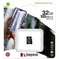 KINGSTON 32GB MICROSDHC CANVAS SELECT