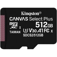 KINGSTON 512GB MICROSDXC CANVAS SELECT