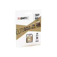 EMTEC SD Card 32GB Emtec    SDHC (CLASS10) Gold +...