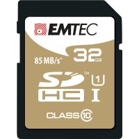 EMTEC SD Card 32GB Emtec    SDHC (CLASS10) Gold + Kartenblister