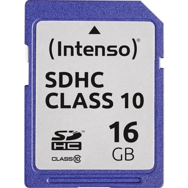 INTENSO Secure Digital Cards SD Class 10 16GB