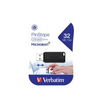 USB2 32GB Verbatim Store n Go PinStripe schwarz