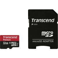 MC SD 032GB Transcend Micro SDHC Class 10 UHS-I / inkl. Adap