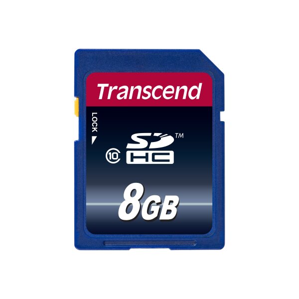 TRANSCEND Speicherkarte SD 8GB SDHC Class 10