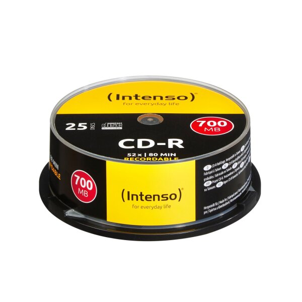 Intenso CD-R 80min/700MB, 25er Pack