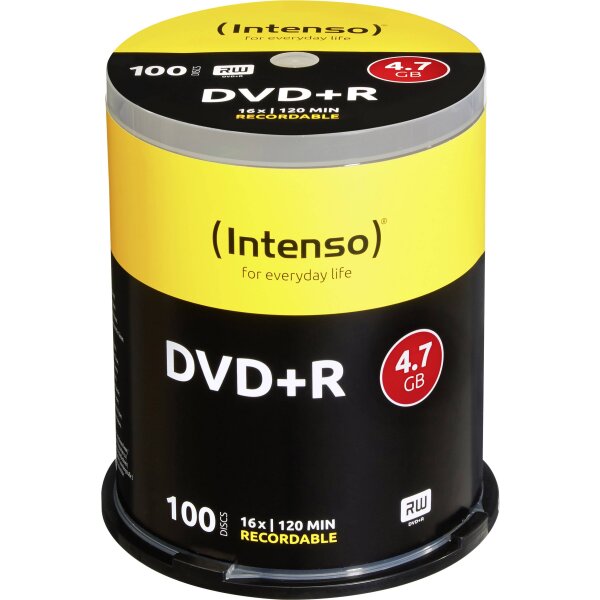 DVD+R 16x CB 4,7GB Intenso 100St