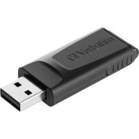 16GB VERBATIM DRIVE SLIDER USB Stick USB2.0 schwarz