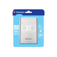 2TB VERBATIM Hard Drive Store n Go USB 3.0 Portable 2,5...