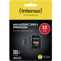 INTENSO MICRO Secure Digital Card Micro SD UHS 32 GB...
