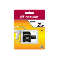 TRANSCEND Micro SDCard 2048MB SDSlot Adapter Retail