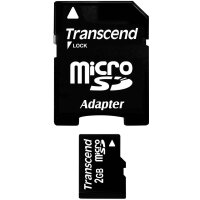 TRANSCEND Micro SDCard 2048MB SDSlot Adapter Retail