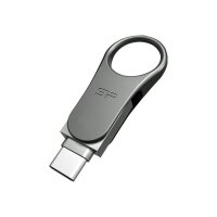 USB-Stick  16GB Silicon Power  C80  3.0 Silver Type-C Ready