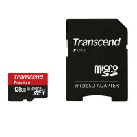 TRANSCEND Speicherkarte / SDX / 128GB / Class 10 /