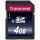 TRANSCEND Speicherkarte SD 4GB SDHC Class 10
