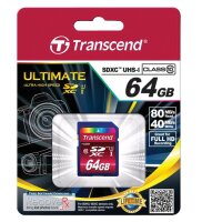 Transcend 64GB SDXC Card Class 10 MLC