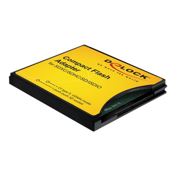 Delock Compact Flash Adapter für SD / MMC Speicherkarten