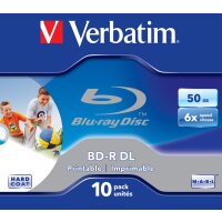 VERBATIM MED BD-R Verbatim 50GB 6x 10er JC Blu-Ray