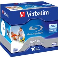 VERBATIM MED BD-R Verbatim 50GB 6x 10er JC Blu-Ray