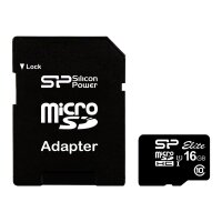 SILICON POWER Micro SDCard 16GB Silicon Power UHS-1 Elite/class10 w/adapt