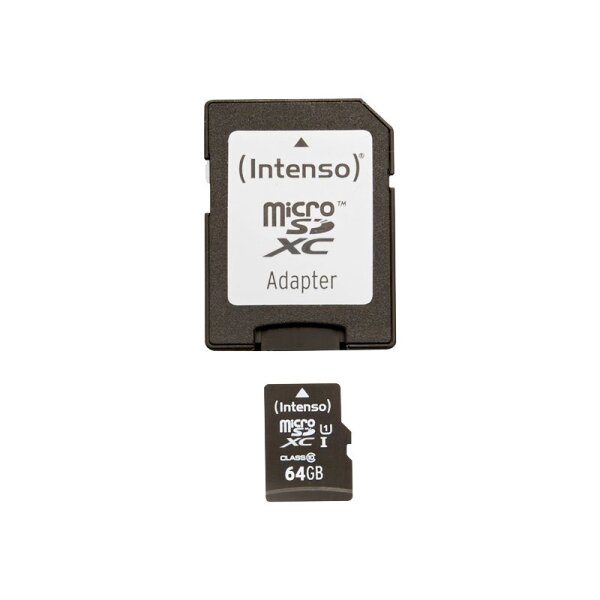 INTENSO MICRO Secure Digital Card Micro SD UHS 64 GB Speicherkarte