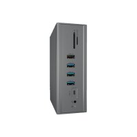 RAIDSONIC Dockingstation IcyBox USB 3.0 -> DP/USB3.0/LAN/3x Video