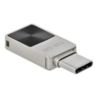DELOCK Mini USB 3.2 Gen 1 USB-C Speicherstick 128 GB - Metallgehäuse
