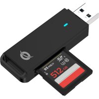 CONCEPTRONIC BIAN SD Card Reader USB 3.0 schwarz