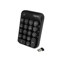 LOGILINK Tastatur Maus Kombination Funk 2.4 GHz schwarz