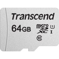 TRANSCEND SD microSD Card  64GB Transcend SDHC USD300S-A...