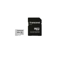TRANSCEND SD microSD Card 128GB Transcend SDHC USD300S-A...