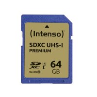 Intenso Secure Digital Card SD Class 10 UHS-I 64 GB Speicherkarte
