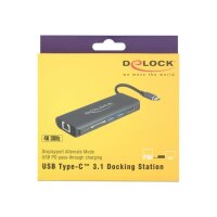 DELOCK USB Type-C" 3.1 Dockingstation HDMI 4K