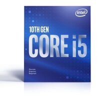 INTEL Core i5 10400F - 2.9 GHz - 6 Kerne - 12 Threads - 12 MB Cache-Speicher - LGA1200 Socket - Box