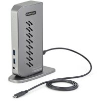 STARTECH.COM USB-C USB-A Dock - Hybrid Universal USB 3.0 Docking station für USB-C oder USB-A Laptop
